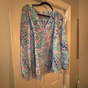 Silk Lily Pulitzer shirt